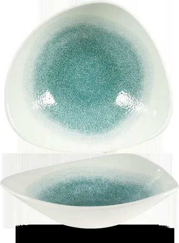 Churchill S.P. Raku Jade Green Triangel Teller tief 23.5cm von Churchill´s