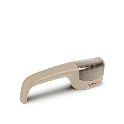 Messerschärfer - SKARPA | drei Messerschärfstufen für gerade Klingen | Wellenschliffschärfer | Scherenschärfer| Culinaris (Creme)