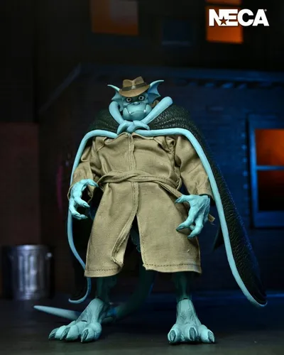 NECA Actionfigur NECA Gargoyles Ultimate Detective Broadway Silver Falcon Actionfigur