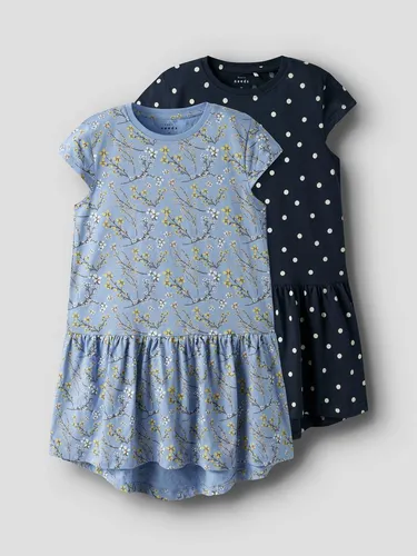 Name It Minikleid NKFVIGGA 2P CAPSL DRESS (Packung, 2-tlg)
