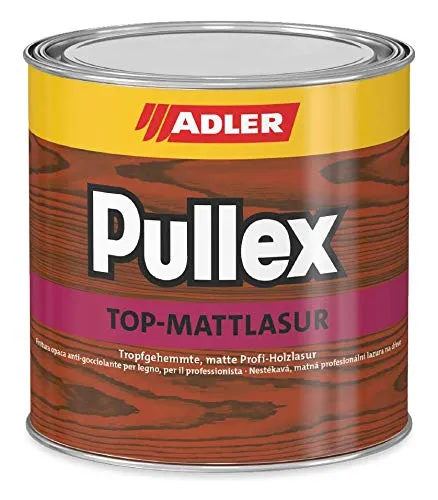 ADLER Pullex Top-Mattlasur - Palisander 4,5 L - Matte, tropfgehemmte, dünnschichtige Holzlasur für den Außenbereich