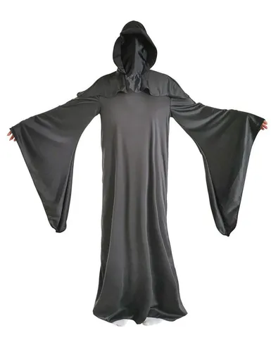 Herren Horror Robe Kostüm von California Costumes, schwarz, Large - Kostüm-Outfits für Erwachsene - Ideal für Halloween-Partys, bietet ein ausgezeichnetes Preis-Leistungs-Verhältnis und sorgt für einen gruseligen Auftritt.