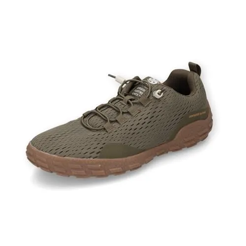 Dockers by Gerli 56AA002 Khaki Sneaker 44 EU - Stylische Sneaker in Khaki, Größe 44, mit bequemem Schlupfverschluss und rundem Schuhspitzen-Design für optimalen Tragekomfort.
