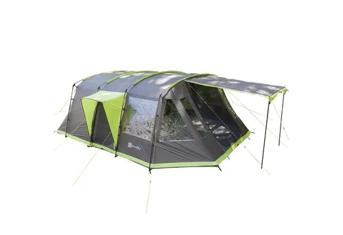 Skandika Tunnelzelt Nordland für 4 Personen - Wasserdicht und Geräumig - Zelt für 4 Personen mit 5000 mm Wassersäule, eingenähtem Zeltboden und Moskitonetzen für einen insektenfreien Innenraum. Ideal für Familiencamping und wetterfest.