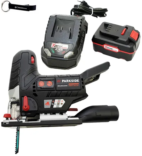 PARKSIDE PERFORMANCE® Akku-Stichsäge 20V PSSPA 20 - Akku-Stichsäge mit bürstenlosem Motor für maximale Lebensdauer. Inkl. 3 Sägeblätter und praktischem Transportkoffer. Ideal für präzise und vielseitige Schnitte.