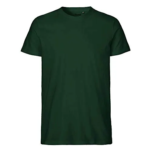 Neutral Mens Fitted T-Shirt, Größe:L, Farbe:Bottle Green
