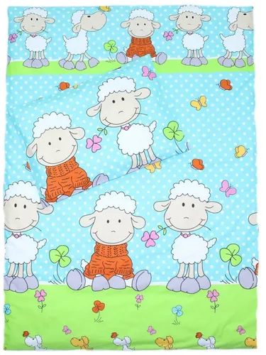 Primawela Babybettwäsche 2 teilige Baby Kinder Bettwäsche 100% Baumwolle 100x135 cm