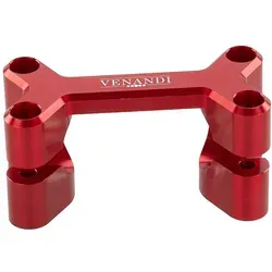 Lenkeraufnahme Venandi Dogbone CNC Simson S50 / S51 rot von Venandi Motors