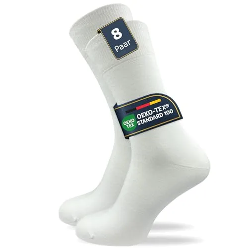 Produktbild GAWILO Herren Socken aus 100% Baumwolle (8 Paar) | Bequeme Baumwollsocken ohne Naht