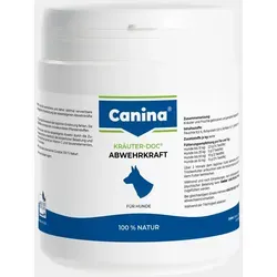 Canina Kräuter-Doc Abwehrkraft 300 g - Kräutermischung zur Unterstützung der Immunabwehr, 100% natürliche Zutaten fördern das Wohlbefinden Ihres Hundes.