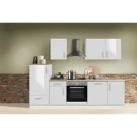 Produktbild Menke Küchenzeile White Premium 280 cm mit E-Geräten