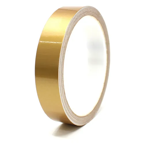 10m Zierstreifen 15mm Maritime Anwendung Dekorstreifen Schiffe - Gold Metallic