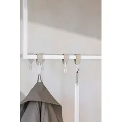 Metallbude Garderobenhaken LEDER S-HAKEN (3 St) in beige von Metallbude