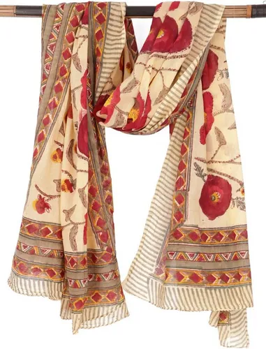 Guru-Shop Sarong Leichter Pareo, Sarong, handbedrucktes..