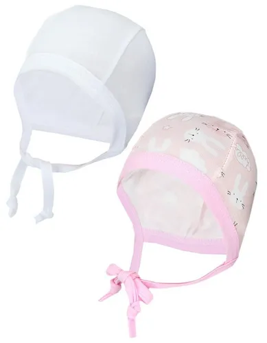 TupTam Erstlingsmütze TupTam Unisex Baby Erstlingsmütze zum Binden 2er Pack