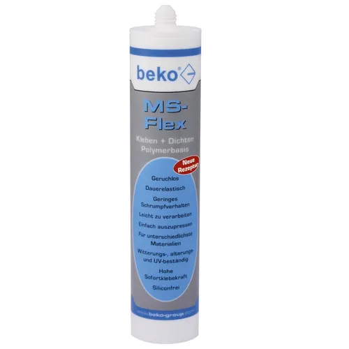 Beko MS-Flex Kleben + Dichten 300ml Superflex weiß 246290 Montagekleber