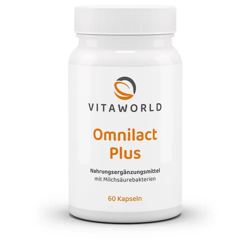 Vita World Omnilact 60Kap Lactobacillus Bifidobacterium Probiotic mit Inulin Veg