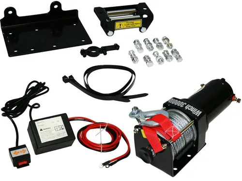 12V Elektrische Seilwinde 1360kg mit Montageplatte