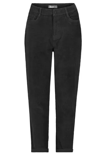 Eight2Nine Stoffhose Damen Kordhose MOM Fit mit Aufschlag 5 Pocket, Gürtelschlaufen