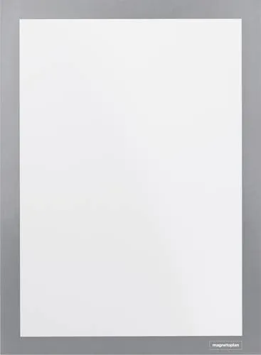 Magnetoplan 1131901 Info-Rahmen, selbstklebend Grau DIN A4