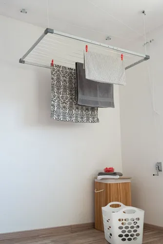 DRY-SMART Deckenwäschetrockner FLEX in silber von DRY-SMART