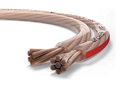 Oehlbach Speaker Wire SP-25 - 20 Meter HI-FI Lautsprecherkabel - Hochwertiges Stereo-Lautsprecherkabel 2x2,5 mm² in praktischer Mini-Spule. Garantiert klare Klangübertragung und hohe Flexibilität dank sauerstofffreiem Kupfer. Ideal für Verstärker bis 120 Watt.