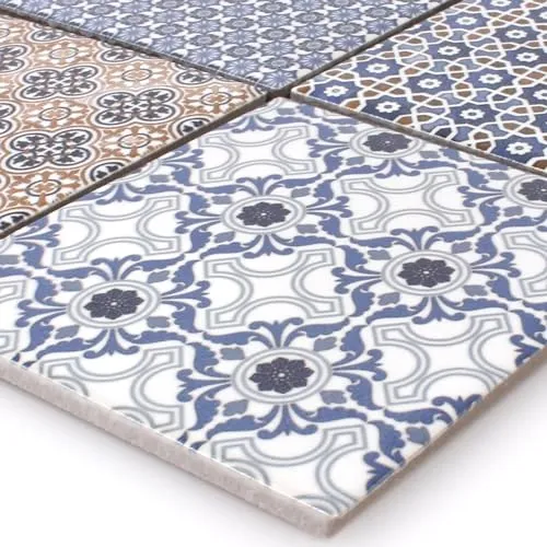 Wand- & Deckenfliesen Blau von Mosafil