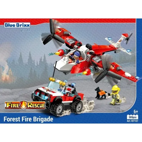 BlueBrixx 107157 Stadtfeuerwehr: Waldbrandbekämpfung Teileanzahl: 369