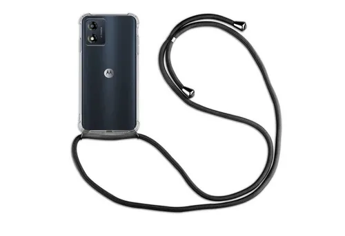 betterfon Handykette für Motorola Moto E13 Handyhülle mit Band & Kordel Bumper, Hände frei – mit Silikonhülle & Schnur für flexiblen Alltag