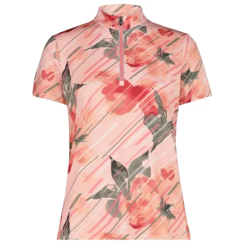 CMP Damen T-Shirt Free Bike in Koralle-Avocado