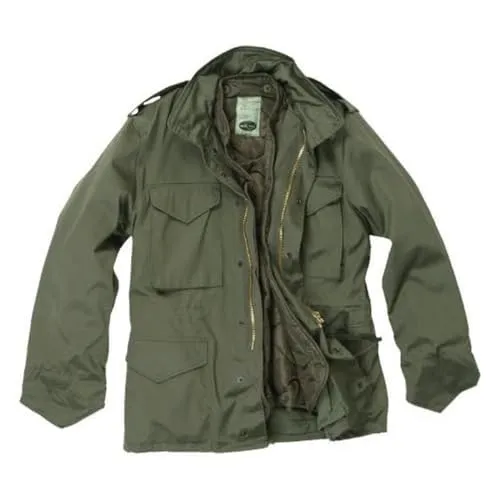 US Feldjacke M65 mit Futter - Oliv, US Style, Größe S-5XL - Neu - Funktionsjacke mit warmem Futter, ideal für Outdoor-Aktivitäten und einen lässigen Look.