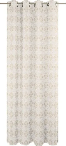 Adam Vorhang Romantic Puligny - Fertiggardinen aus 100 % Bio-Baumwolle, blickdicht und mit romantischem Ornamentdesign für ein behagliches Wohnambiente.
