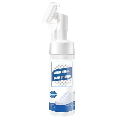 GZDAOXIA 200ml sneaker reiniger mit integrierter Bürste,schuhcreme weiß,schuhreiniger,schuhpflege,Sneaker Cleaner,Reiniger Weiße Schuhe,Sneaker Pflege Weiß,für Schuh-Reinigung