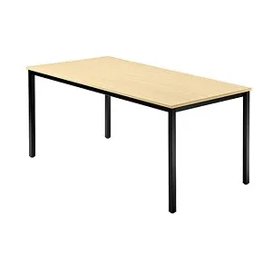 Besprechungstisch 160x80 Ahorn/Schwarz von Hammerbacher