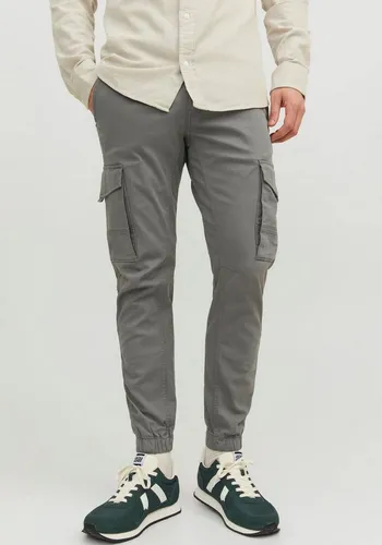 Jack & Jones Paul Flake Ana Cargo Hose Herren - W36L34 - Wanderhose im Tapered Fit, aus elastischem Stoff für optimale Bewegungsfreiheit. Enzymwaschung sorgt für einen stylischen Used-Look.
