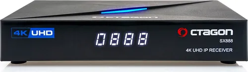 Octagon SX888 V2 - 4K UHD IP Receiver mit DualOS, ruckelfreie Wiedergabe und umfangreiche App-Auswahl für maximales Entertainment