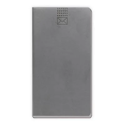 Trötsch Adressbuch Soft Touch Slim Anthrazit - Praktisches Adressbuch im Slim-Format, ideal für Reisen und Alltag. Mit A-Z Register für schnelle Navigation und viel Platz für alle wichtigen Kontakte.