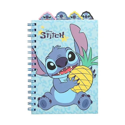 Grupo Erik Bullet Journal Dotted A5 Disney Stitch Soft Cover Notizblock Notizbuch A5 Tagebuch für Erwachsene und Kinder- Offizielles Lizenzprodukt Disney Fanartikel Geschenke