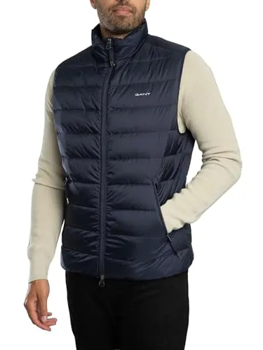Gant Steppweste LIGHT DOWN VEST - Funktionsjacke mit leichtem Stehkragen und praktischem 2-Wege-Reißverschluss, ideal für ein lässiges Outfit in der Übergangszeit.