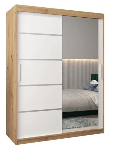 MEBLE KRYSPOL Kleiderschrank mit Spiegel Verona 2