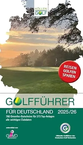 Golfführer für Deutschland 2025/26: Offizieller DGV Golfguide - Freizeit, Haus & Garten - Der offizielle Golfführer des Deutschen Golf Verbandes (DGV) bietet umfassende Informationen zu Golfplätzen und Turnieren in Deutschland.