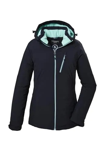 Killtec Outdoorjacke KOW 195 WMN JCKT - Funktionsjacke für Damen, wasserdicht und winddicht mit warmem Fleece und verstellbarer Kapuze – ideal für Outdoor-Aktivitäten bei jedem Wetter.