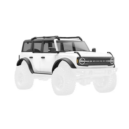 Traxxas 9711-WHT Karosserie TRX-4M BRONCO weiß - Ersatzkarosserie für TRX-4M BRONCO, robust und perfekt für Offroad-Abenteuer, ideal für RC-Fans und Modellbau-Enthusiasten.
