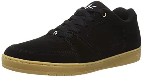 ES Herren Accel Slim Skate Schuh, Schwarz - Black Gum - Größe: 42 1/3 EU
