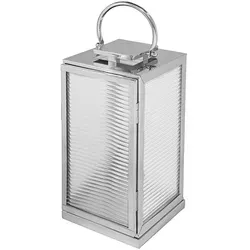 Fink Kerzenlaterne MALAGA in silber von Fink