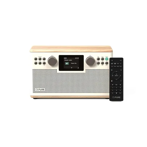 Pure Classic H6 Hi-Fi Stereoanlage - Hi-Fi Stereoanlage mit DAB+ & UKW Radio, Bluetooth 5.3 und 2x15 W für kraftvollen Klang – ideal für Musik, Podcasts und mehr in jedem Raum.