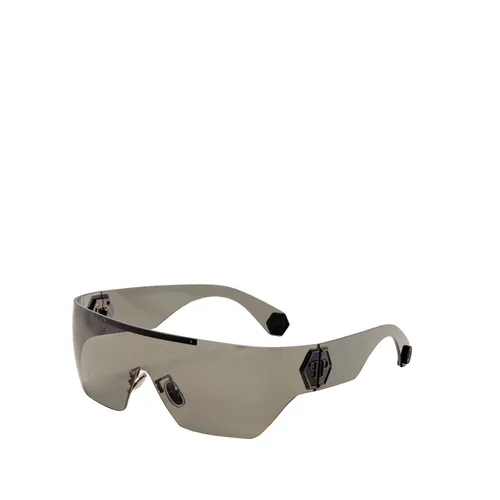 Damensonnenbrille PHILIPP PLEIN SPP029M990568 - Sonnenbrille für Damen mit 100% UV-Schutz (UV400) und stylischem orangefarbenem Rahmen. Perfekt, um Ihr Fashion-Statement zu setzen.