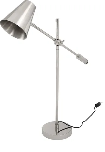 Kayoom Tischlampe Elysium 500 Silber – Factory-Design - Moderne Tischlampe im Factory-Design, sorgt für angenehmes Raumklima und ist ein stilvoller Hingucker für Ihr Zuhause.