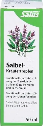 SALBEI KRÄUTERTROPFEN Salus 50 ml