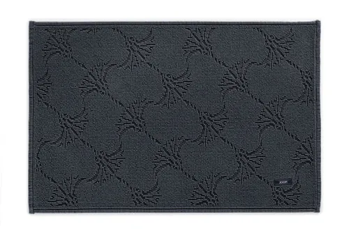 Joop! Badteppich New Cornflower, Anthrazit - Hochwertiger Badteppich aus 100% Baumwolle, kuschelig weich und für Fußbodenheizungen geeignet. Das charmante Kornblumenmuster verleiht Ihrem Badezimmer einen stilvollen Akzent.